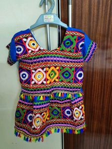 Blue Lehenga For Babies