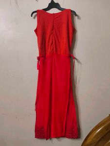 chinese cheongsam red kurti 🍒