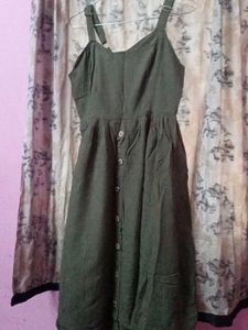 Olive Green Sundress