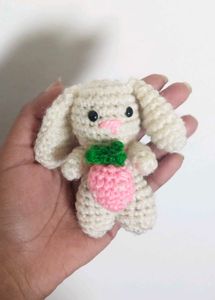 Crochet Strawberry Bunny 🐰
