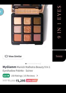 Myglamm Manish Malhotra Eyeshadow Palette Pack 2