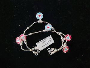 Baby Payal And Aklet In Hallmark Silver 925