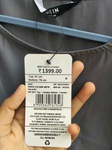 Gray Sleeveless Co-ord Set