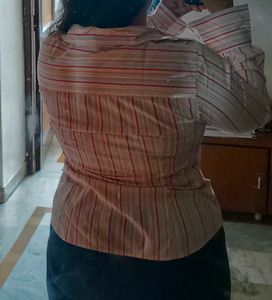 Striped Button-Down Shirt