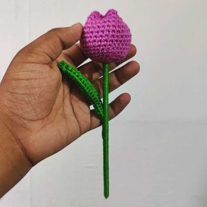 Handmade Crochet Tulip Flower