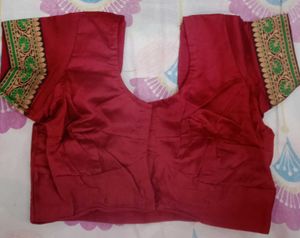 Maroon Readymade Blouse