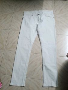 Never Used White Straight Jeans