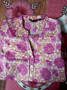 Floral Print Kurta