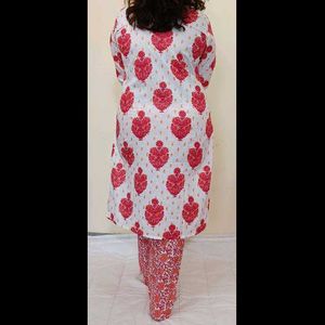 Pink Color kurta With Pant Size Xl