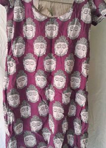 Vibrant White And Lavender Color Salwar Set