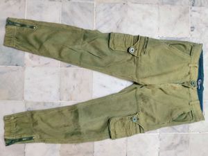Trouser Pant Mehndi Green Colour
