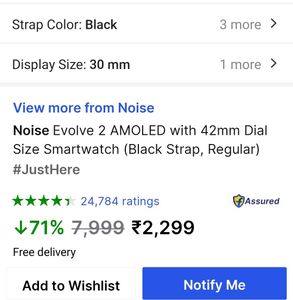 NoiseFit Evolve 2- Black