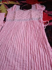 Pink Anarkali Dress