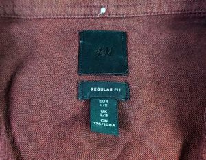 H&amp;M Male Solid Shirt - Chest 42