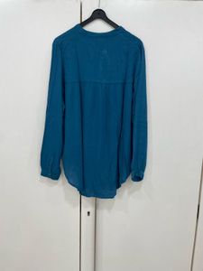 💙 Flowy Teal Dream! 🌊 H&amp;M Viscose Tunic