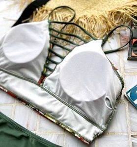 Floral Print Bikini Top