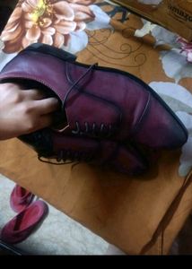 (NEW) LOUIS STITCH Men Textured Leather Shoes