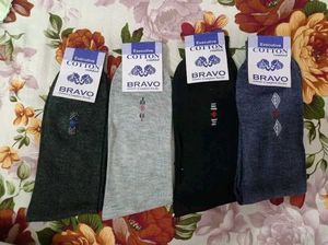 Cotton Long Length Socks for Men Women Pack Of 4