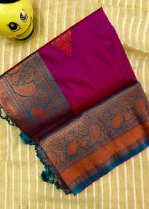 Kanchivaram Banrasi Silk Saree
