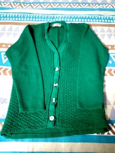 Green Sweater (V Neck)