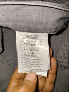 Carhartt WIP &#39;Slim Lear&#39; Ripstop Cargo | Grey