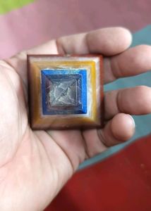 Seven Chakras Pyramid All Natural Stone