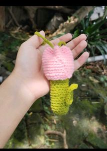 Crochet Tulip Lipbalm Holder 🌷