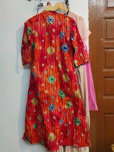 Hand Crafted Long Kurti For Small Size