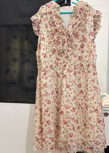 Floral Ruffle Mini Dress