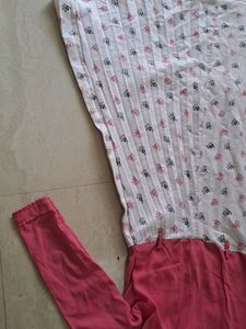 Pink And White Dress ❤️‍🔥❤️‍🔥❤️‍🔥