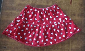 Baby Girl Heart Printed Skirt