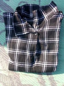 Trendy Plaid Top &amp; Cardigan Set
