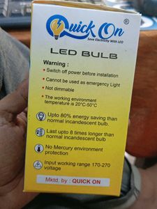 Quick On 15 Watt LED Bulb White
