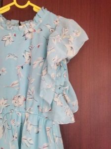 Beautiful Girls Frock Blue