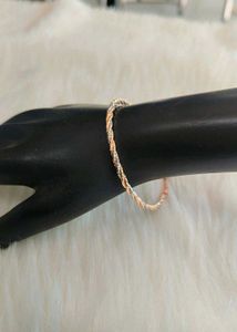 925 Elegant Twisted Bracelet Wth Hallmark