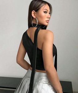 Chic Black One-Shoulder Top