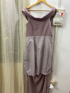 Elegant Off-Shoulder Slid dress