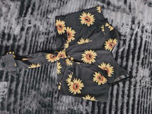 Sunflower Crop Top