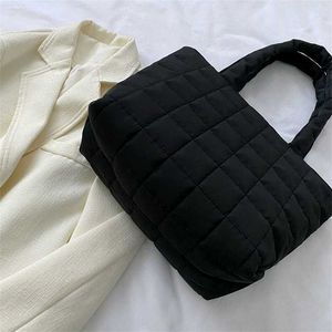 Quilted Black Tote Bag