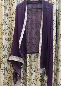 Very beautiful personally designed v shape purple