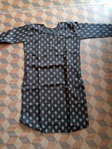 Black Printed Kurti