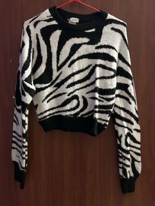 Pimkie Zebra Print Sweater