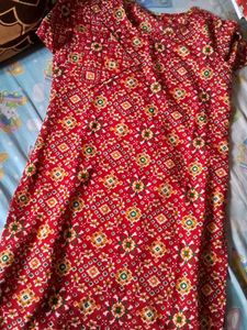 Red Fresh Kurti