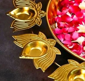 Diya Thali For Diwali And Decoration