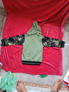 Olive Hudded Suit