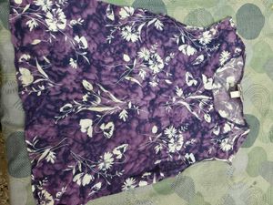 Floral Print sleeveless Top in L 40 size for women