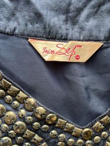 Navy Studded Dress