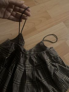 Cute Plaid Crop Top