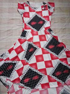 Combo Of Funky Checkered Dress And Pant
