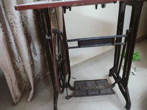 Antique Sewing Machine Table